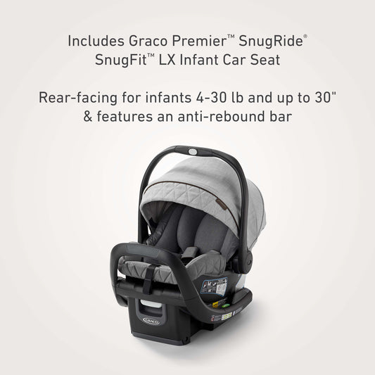 Graco Modes Pramette Travel System, Car Seat and Stroller Combo, Includes SnugRide LX Infant Car Seat and Baby Stroller, 3... Graco Modes Pramette Travel System, Car Seat and Stroller Combo, Includes SnugRide LX Infant Car Seat and Baby Stroller